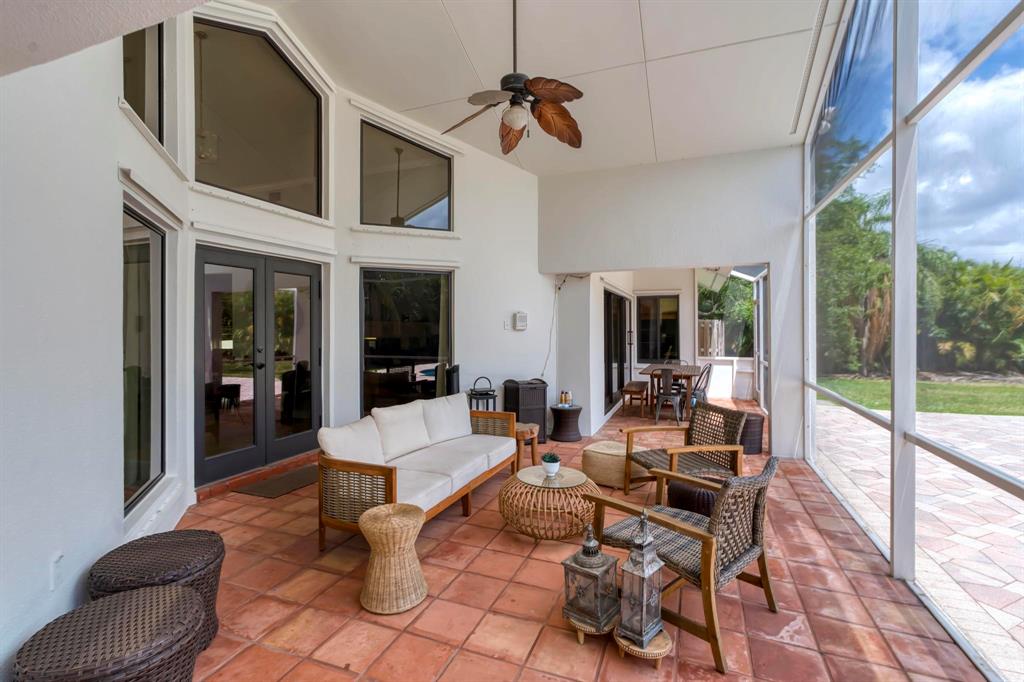 4600 Southwest 164th Terrace Southwest Ranches, FL 33331 - Photo 25 of 36 a living room with patio