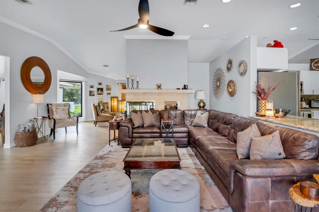 4600 Southwest 164th Terrace Southwest Ranches, FL 33331 - Photo 5 of 36 a living room with furniture and a large window