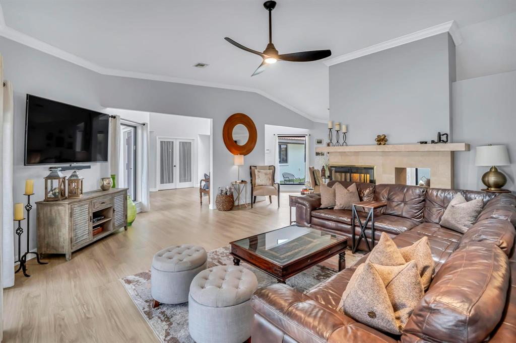 4600 Southwest 164th Terrace Southwest Ranches, FL 33331 - Photo 6 of 36 a living room with furniture and a flat screen tv