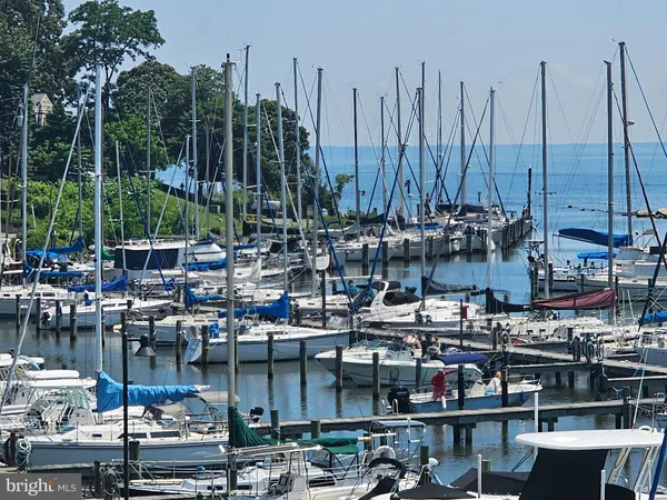 a view of ocean and boats