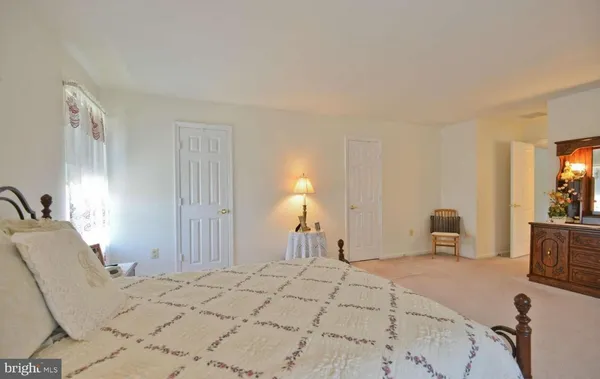 a view of a pathway with a garden