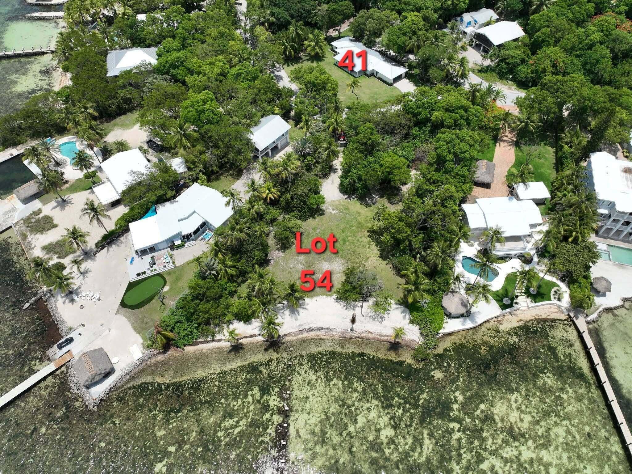 41 Sunset Road Key Largo, FL 33037 - Photo 9 of 61 41+54 Aerial