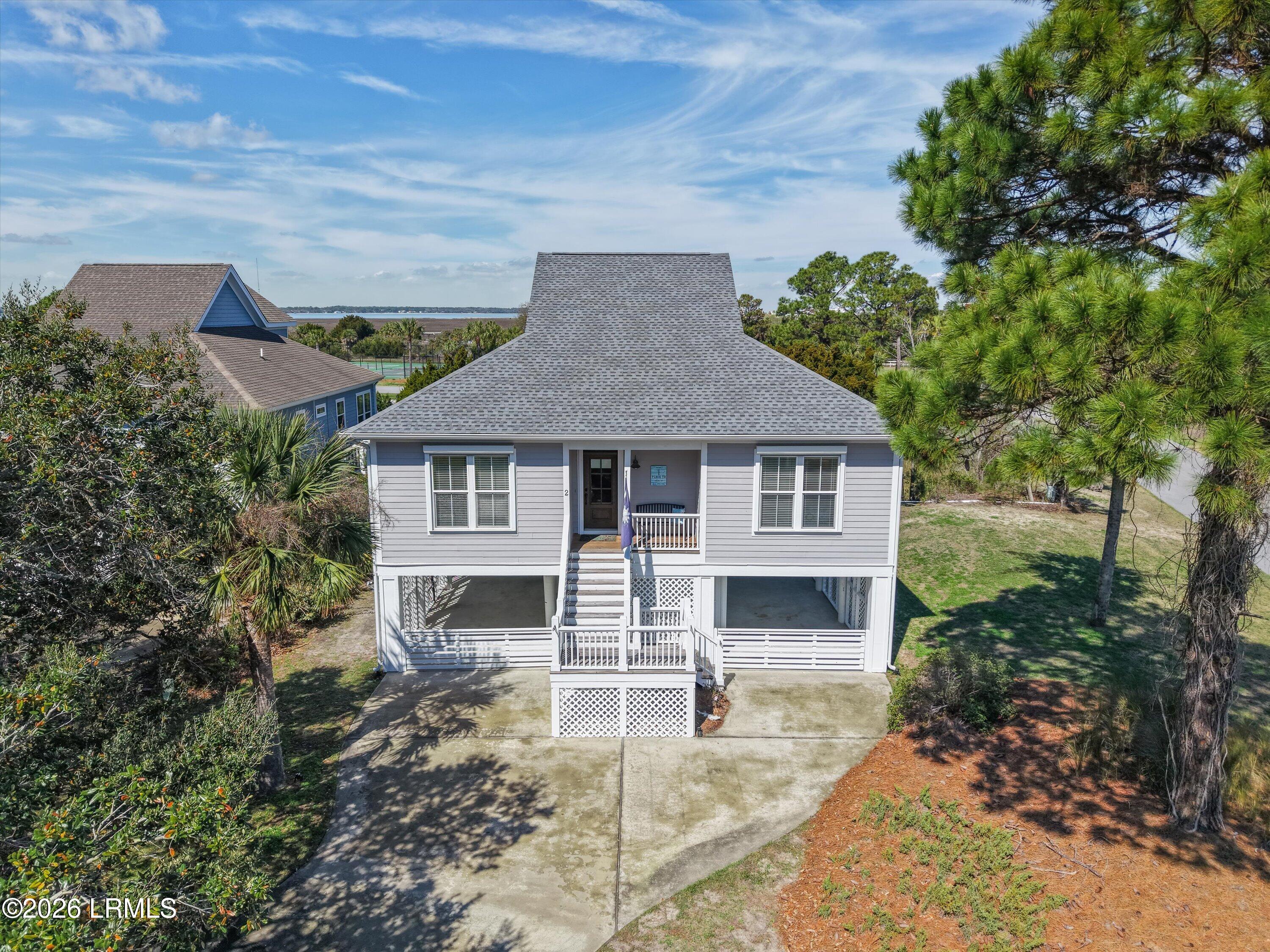 2 Nautical Watch Way Harbor Island, SC 29920 - Photo 54 of 64 AERIAL FRONT