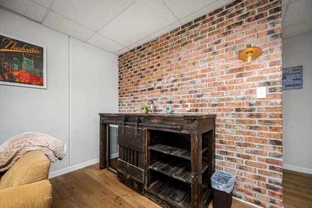 a view of outdoor space with wooden floor and outdoor space