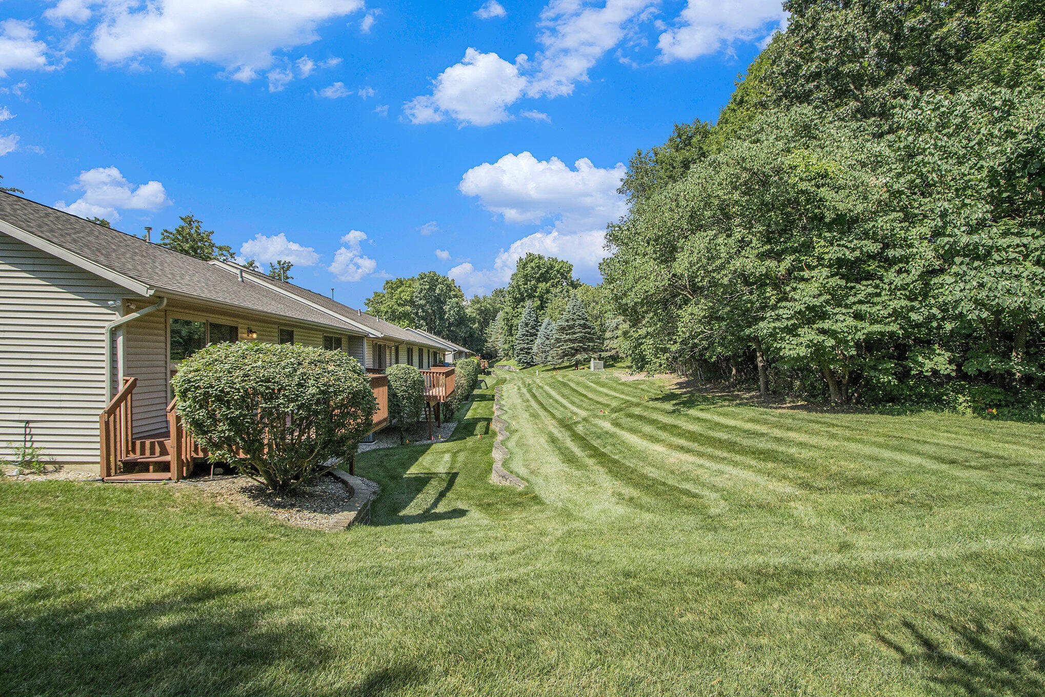 5965 Wood Valley Road Kalamazoo, MI 49009 - Photo 25 of 30 Backyard with wooded view