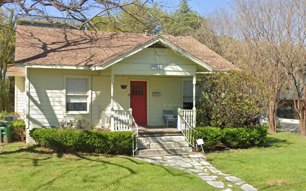2718 East 22nd Street Austin, TX 78722 - Photo 1 of 7 a front view of a house with garden