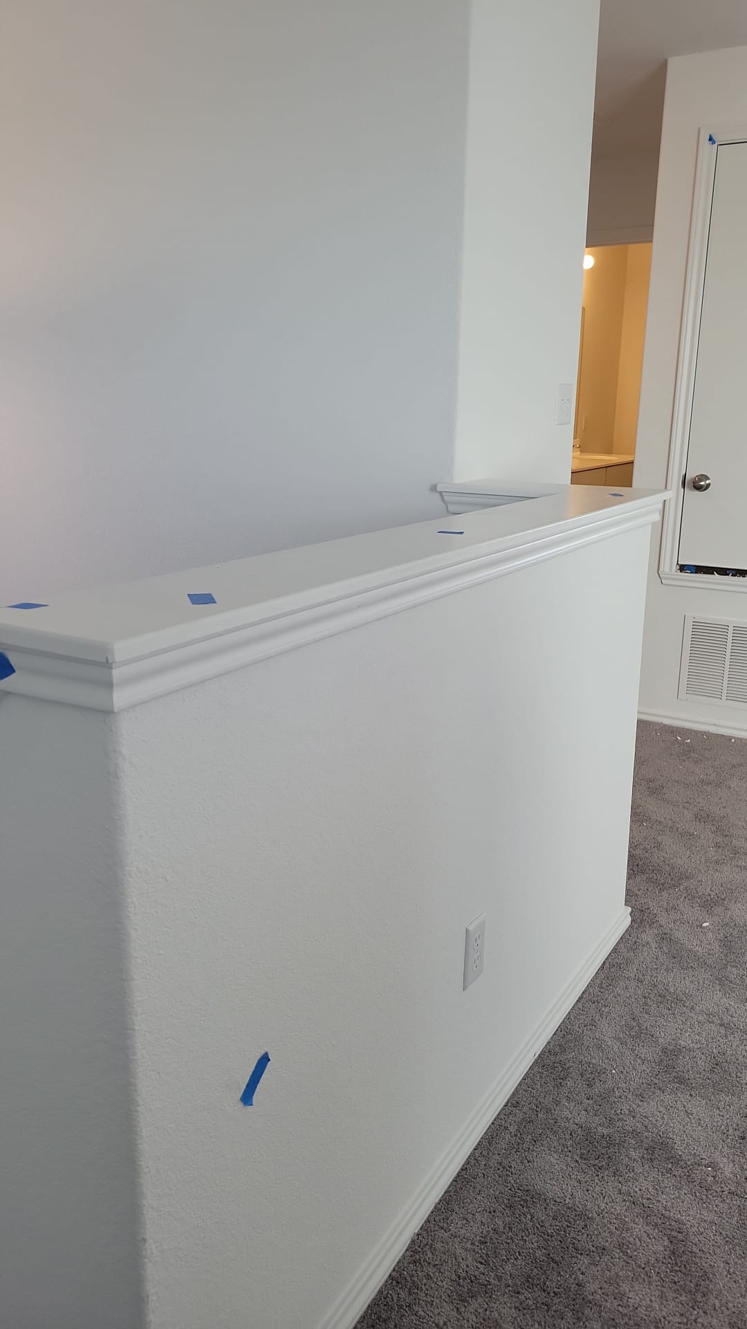 541 Pickrell Loop Georgetown, TX 78628 - Photo 13 of 32 The property features freshly painted white walls and new gray carpeting