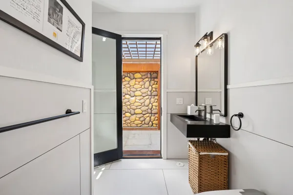 a view of front door and entryway