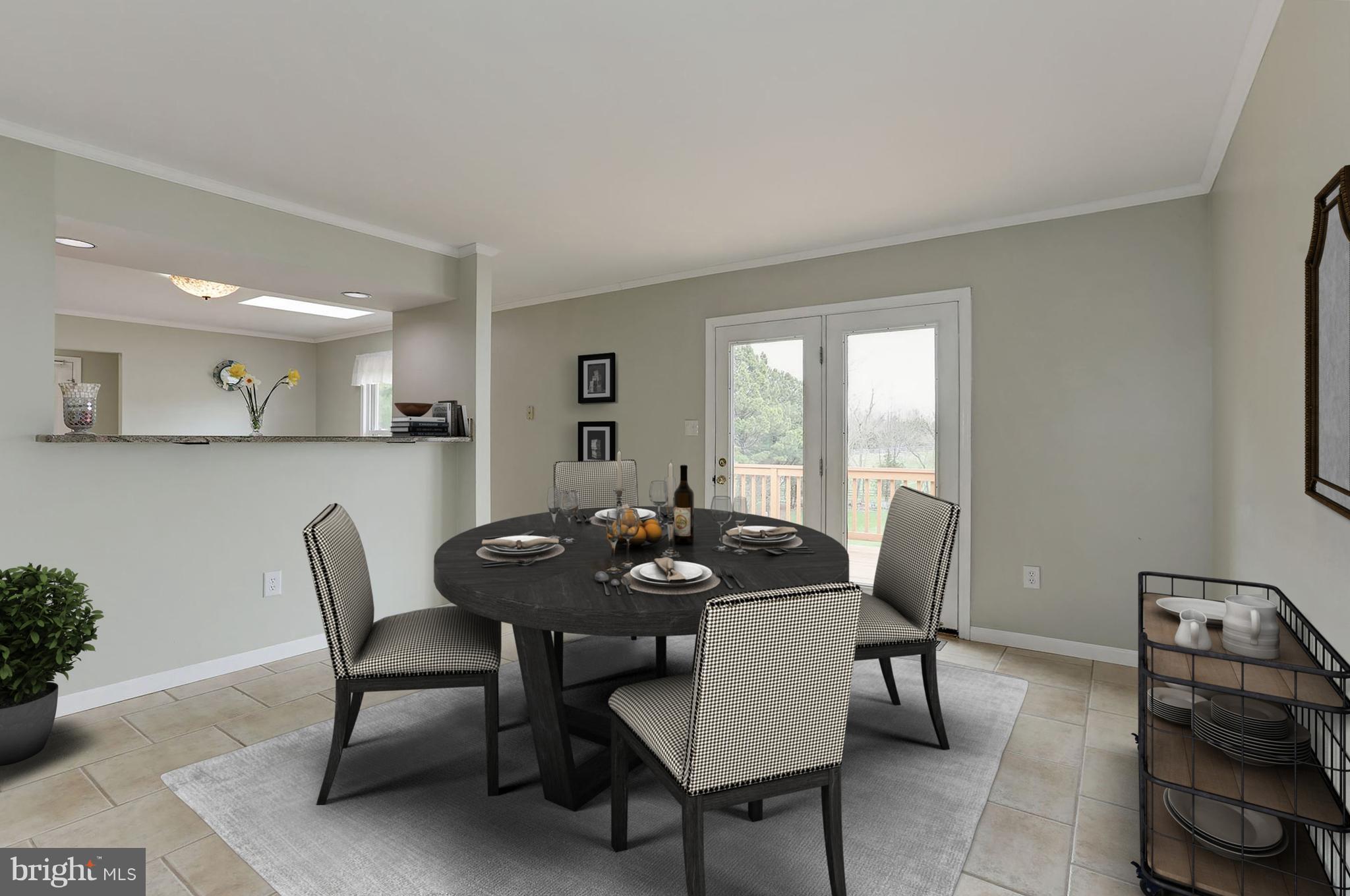 3504 Cedars Stable Road Davidsonville, MD 21035 - Photo 10 of 24 Breakfast Room off kitchen with door to deck
