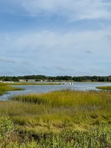 a view of a lake and a mountain