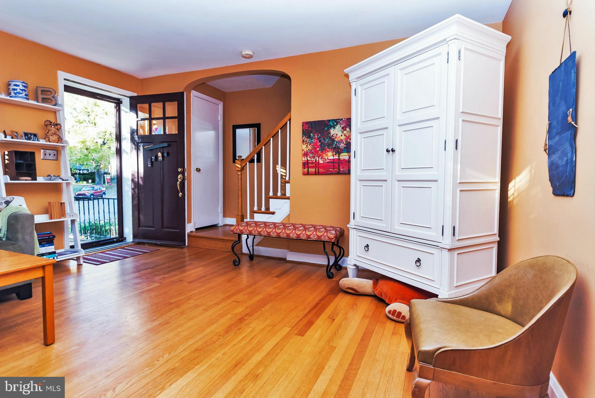 7045 Heathfield Road Baltimore, MD 21212 - Photo 5 of 27 a view of a room with furniture and wooden floor