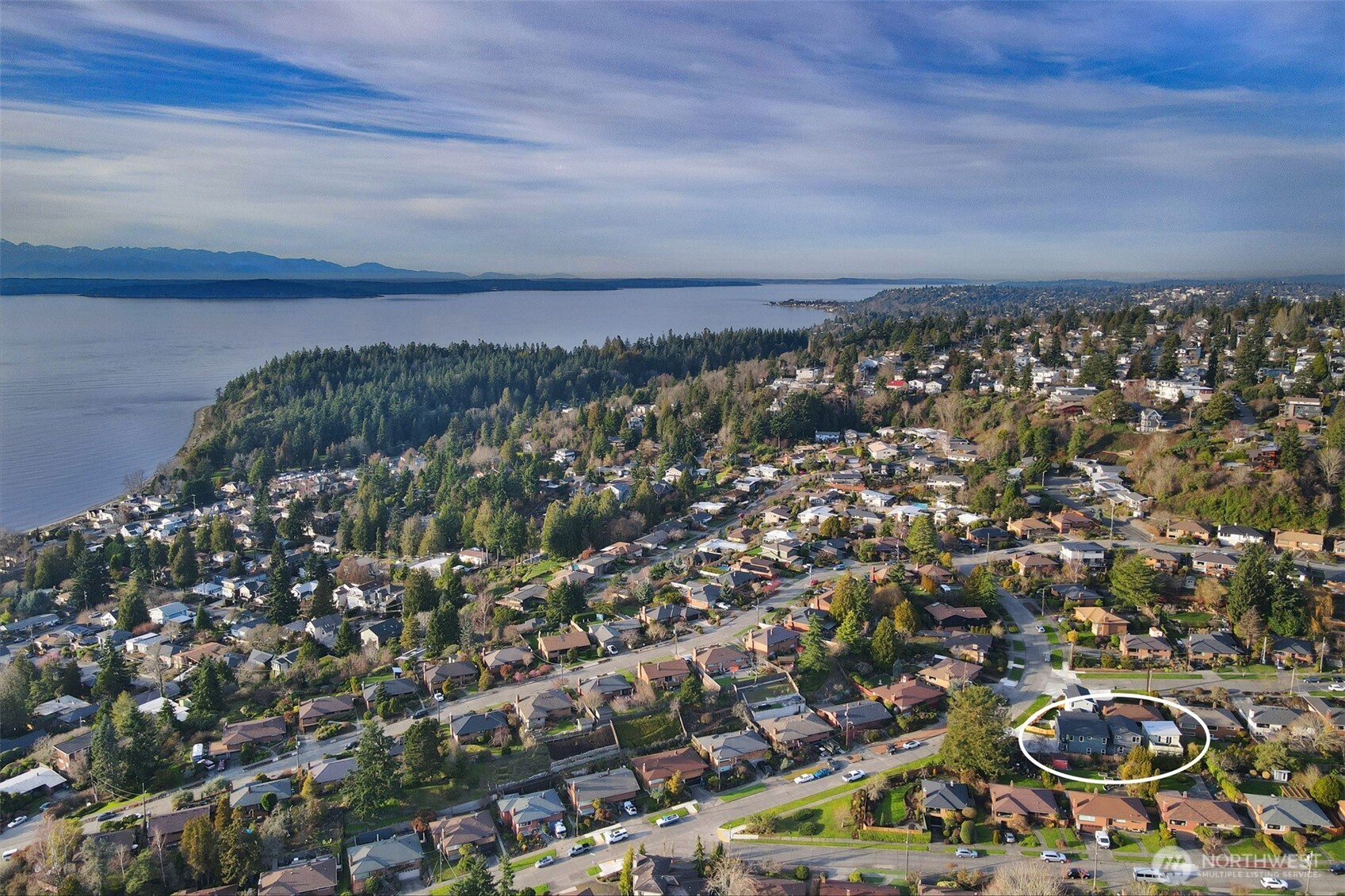 8814 41st Avenue Southwest Seattle, WA 98136 - Photo 35 of 38 an aerial view of a city