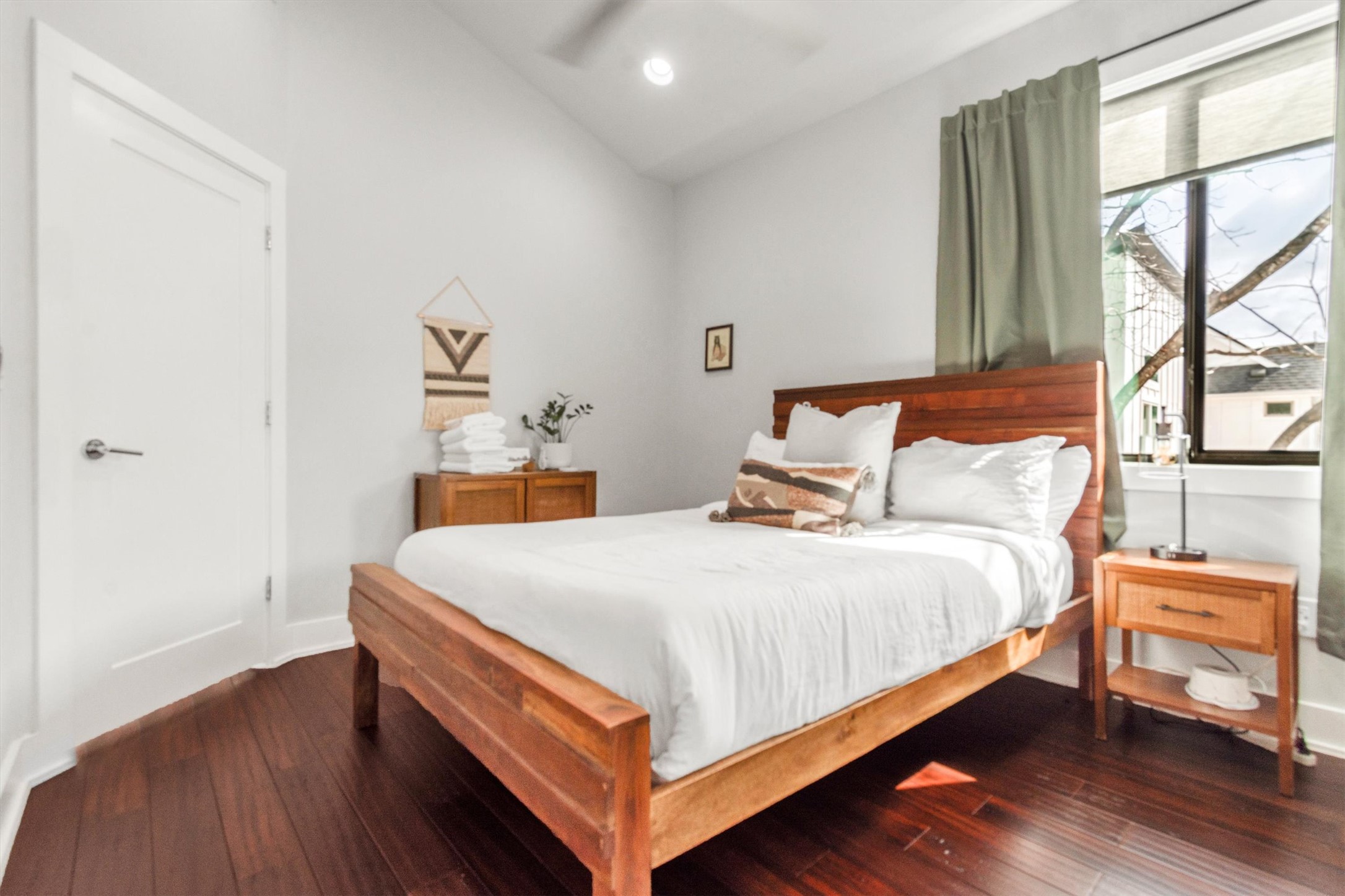 2706 Zaragosa Street, Unit 2 Austin, TX 78702 - Photo 11 of 25 Warm hardwood floors and soft tones create a bedroom you won't want to leave.