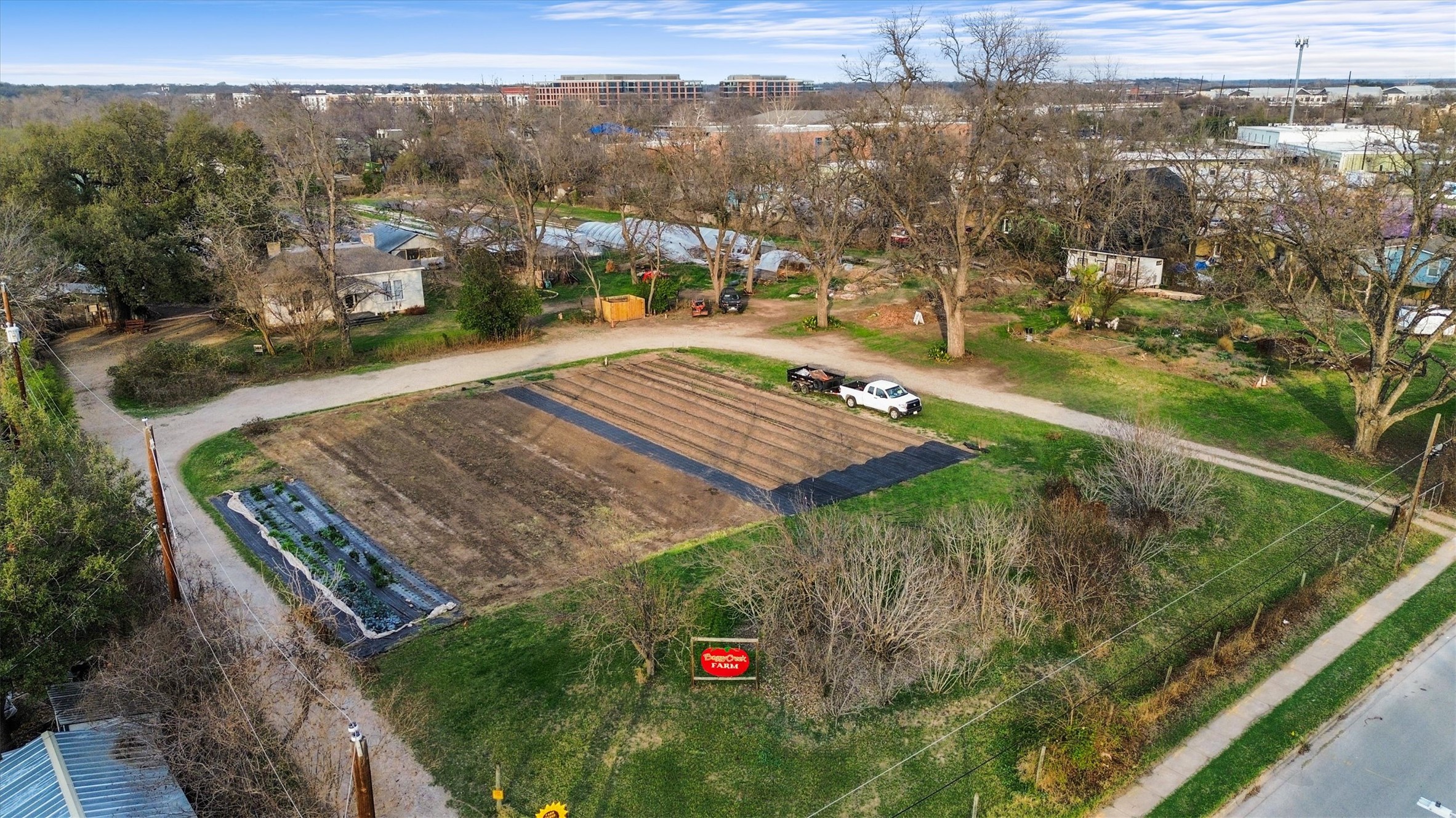 2706 Zaragosa Street, Unit 2 Austin, TX 78702 - Photo 19 of 25 Boggy Creek (aerial) — Boggy Creek Farm, Austin's beloved urban farm, just steps from your front door.
