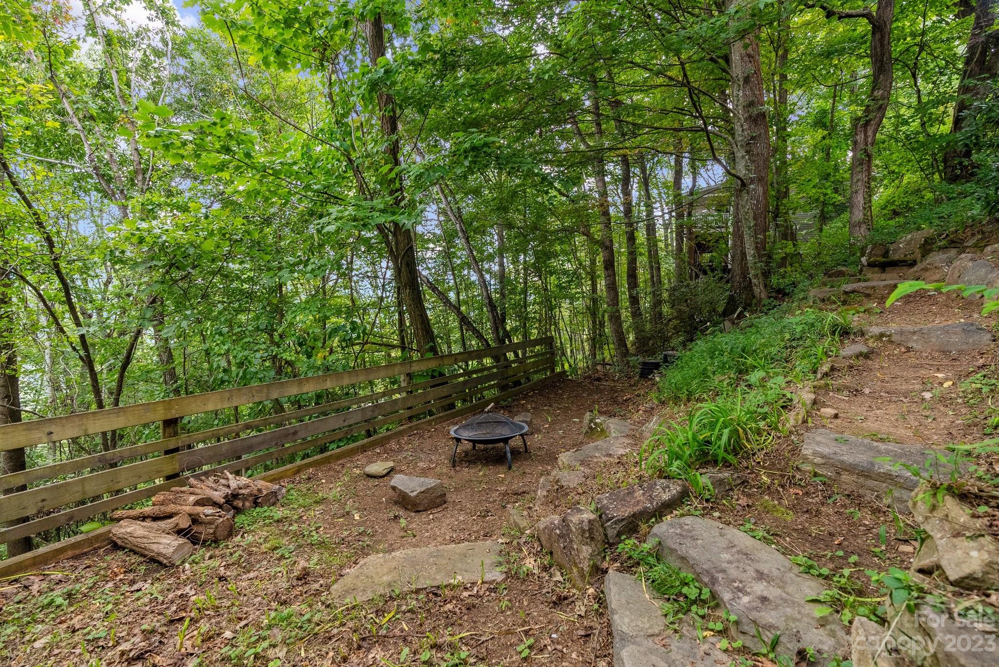98 Westminster Road Montreat, NC 28711 - Photo 31 of 37 a backyard of a house with lots of green space