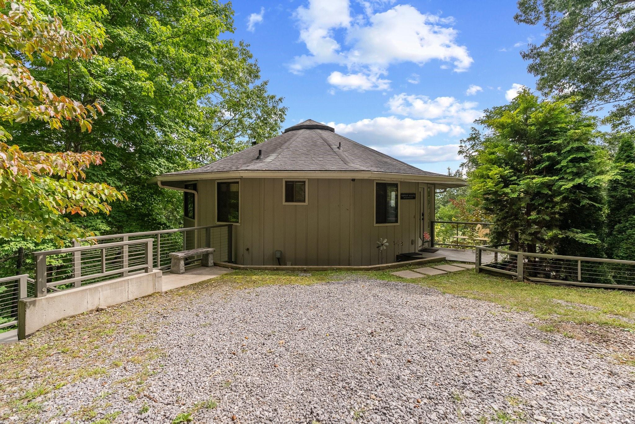 98 Westminster Road Montreat, NC 28711 - Photo 33 of 37 a house with trees in the background