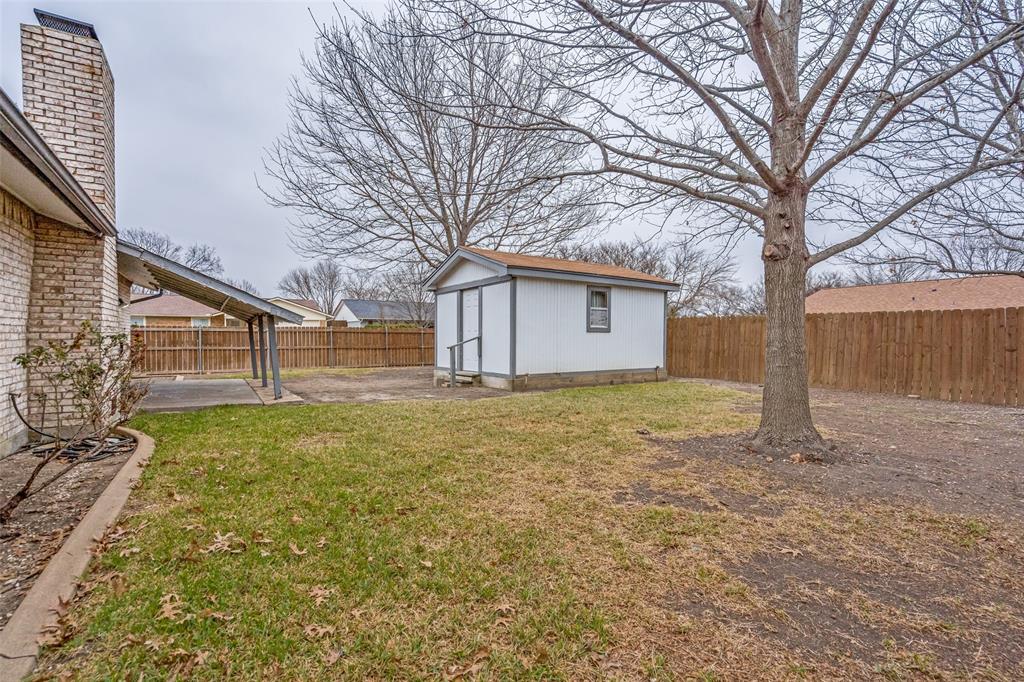 626 Shadyglen Drive Allen, TX 75002 - Photo 19 of 20 a view of a house with a yard