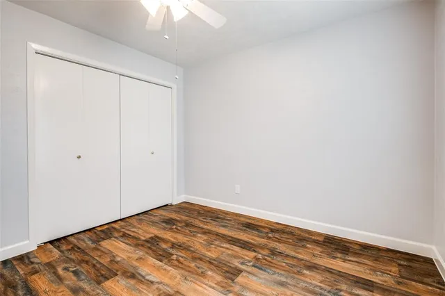 wooden floor in a room
