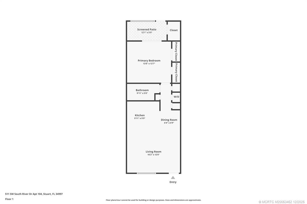 511 Southwest South River Drive, Unit 104 Stuart, FL 34997 - Photo 61 of 61 a picture of a floor plan