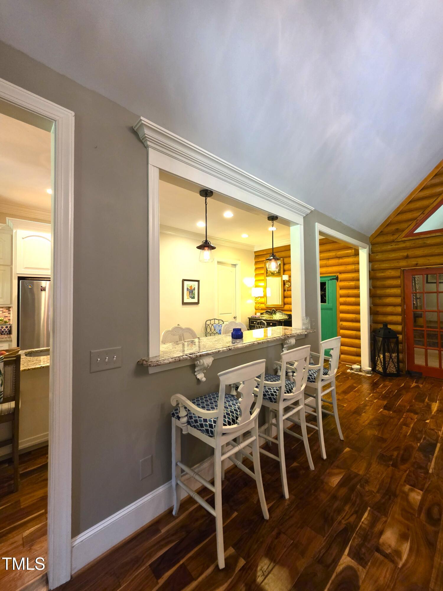 413 Johnson Town Road Zebulon, NC 27597 - Photo 37 of 52 a view of a dining room with furniture window and outside view
