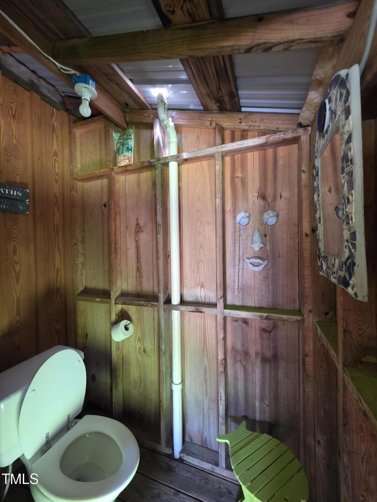 413 Johnson Town Road Zebulon, NC 27597 - Photo 48 of 52 a bathroom with a toilet and a shower