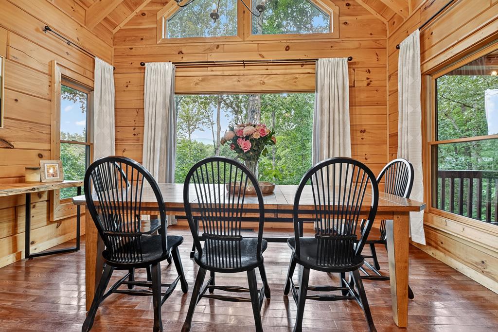 1134 Maggie Chapman Road Blue Ridge, GA 30513 - Photo 38 of 65 a view of a chairs and table in the patio