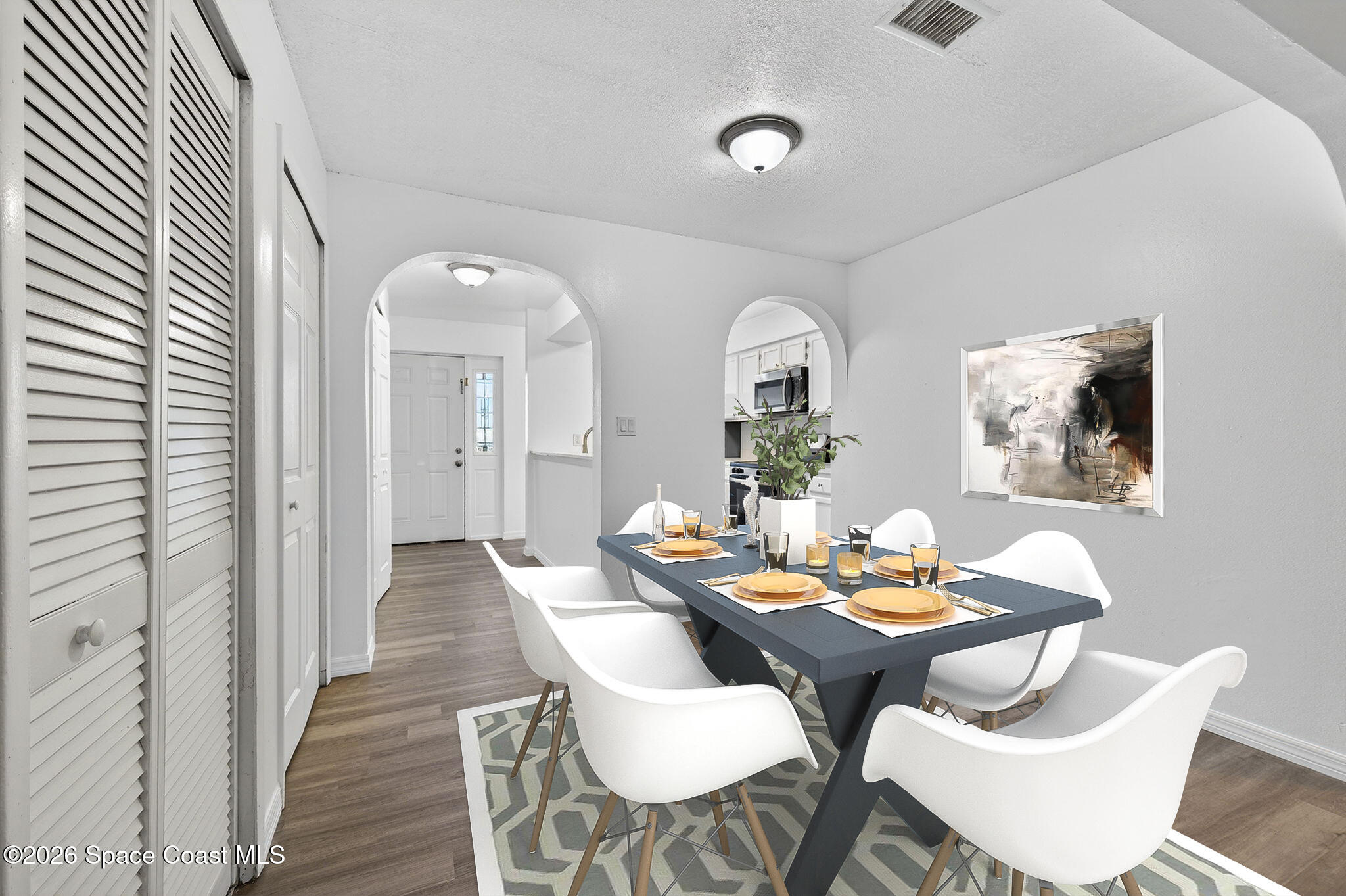 2107 Hidden Grove Lane, Unit 32B Merritt Island, FL 32953 - Photo 17 of 47 Dining Area Virtually Staged