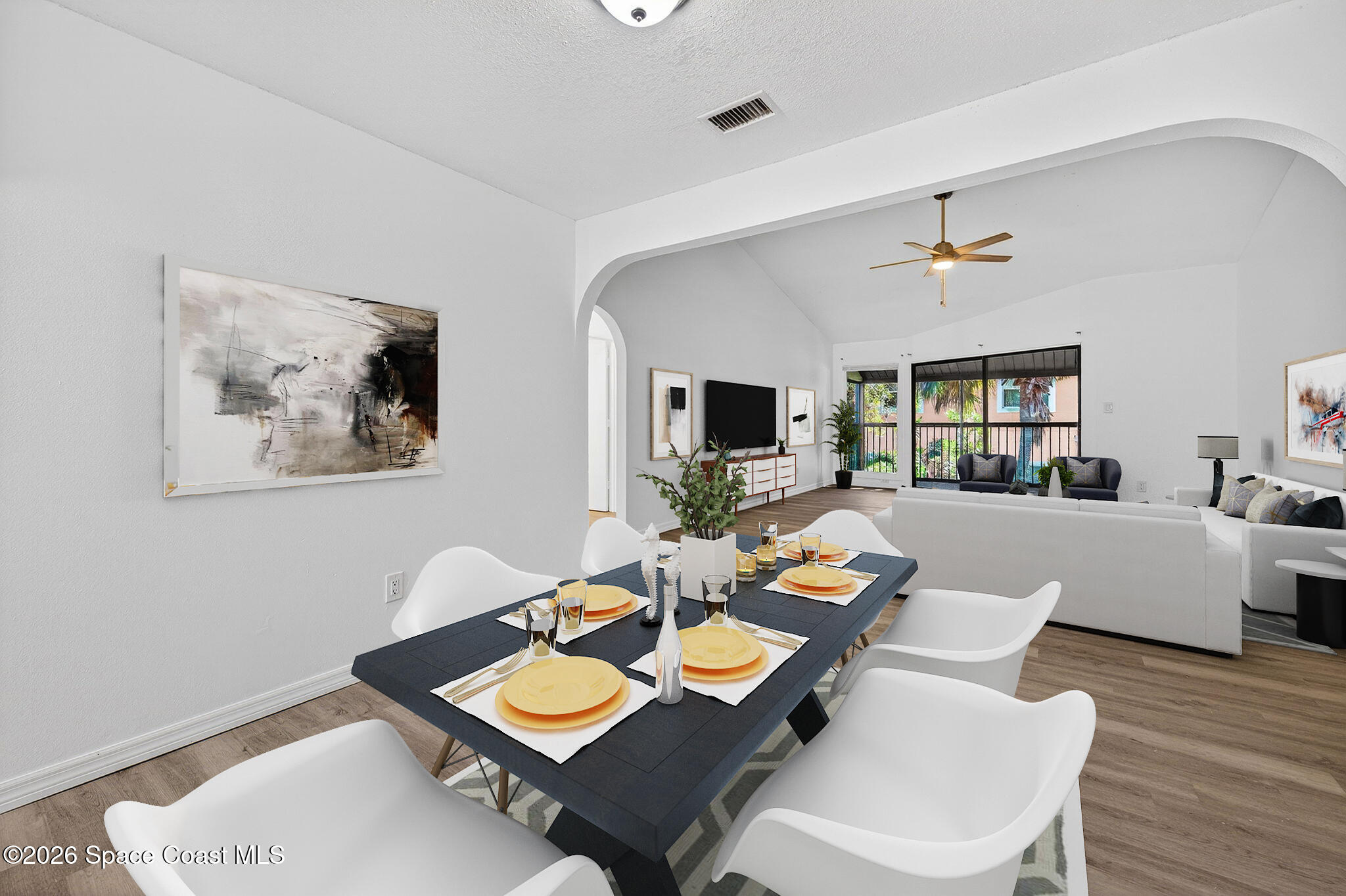 2107 Hidden Grove Lane, Unit 32B Merritt Island, FL 32953 - Photo 21 of 47 Dining Area Virtually Staged