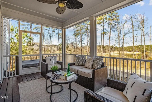 a front view of a house with balcony