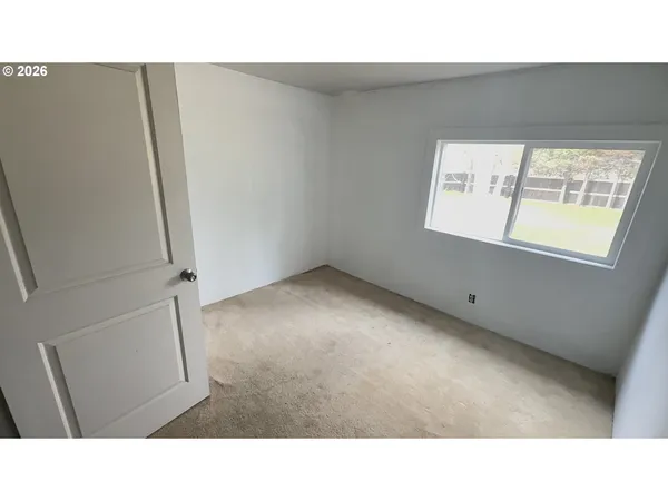 a open space with a window