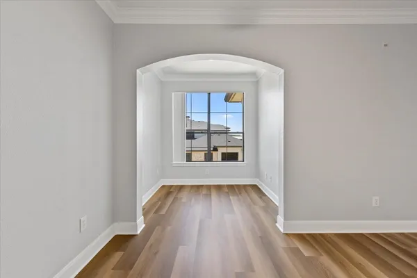 a view of wooden floor in a room