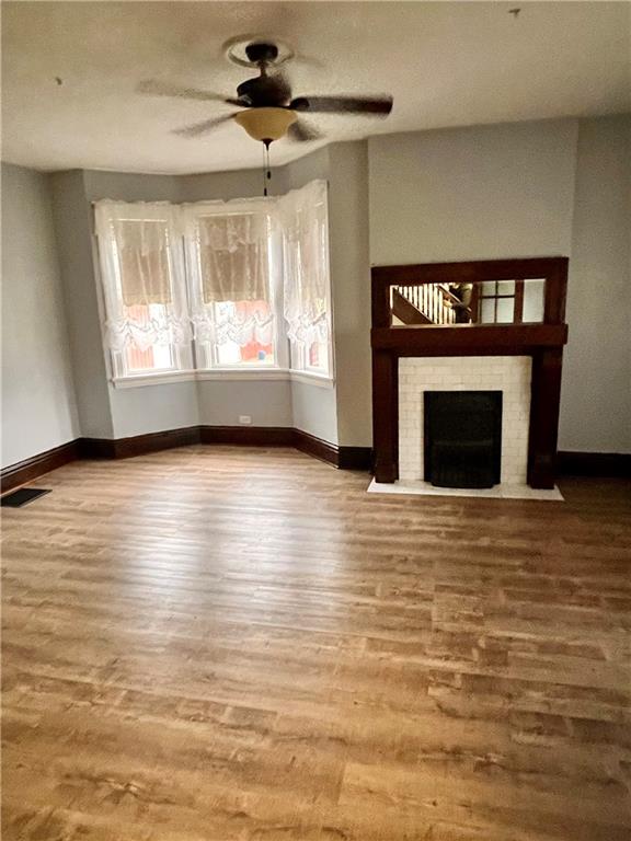 1299 Old State Road Apollo, PA 15613 - Photo 19 of 29 a view of an empty room with a fireplace and a window