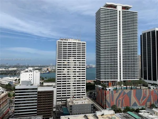 a view of a multi story building
