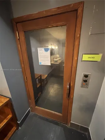 a room with storage and utility