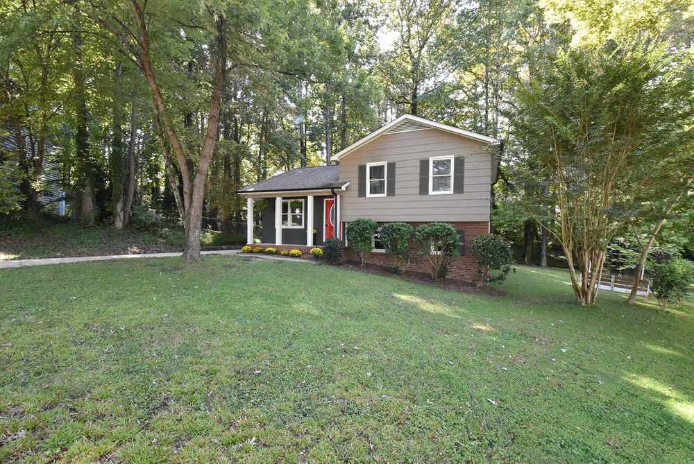 7701 Cresthill Court Raleigh, NC 27615 - Photo 2 of 29 Minutes away from North Hills, Crabtree Valley Mall, access to 540, and Shelley Lake Park. Exterior Front