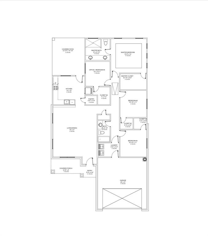 10169 Budtime Lane Dallas, TX 75217 - Photo 34 of 34 a picture of a room with a white wall and a large window