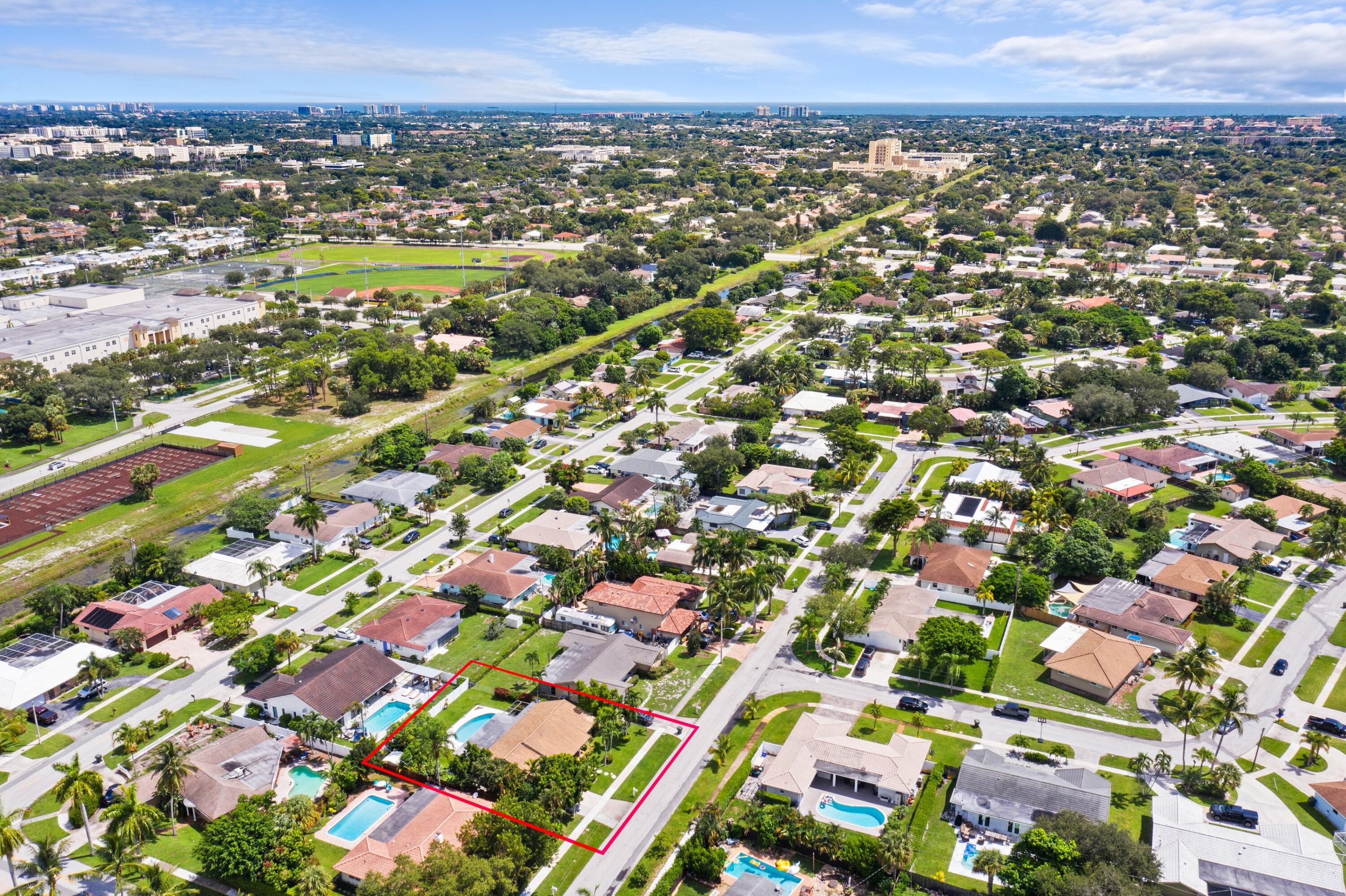 1385 Northwest 6th Street Boca Raton, FL 33486 - Photo 15 of 28 Aerial Neighborhood View