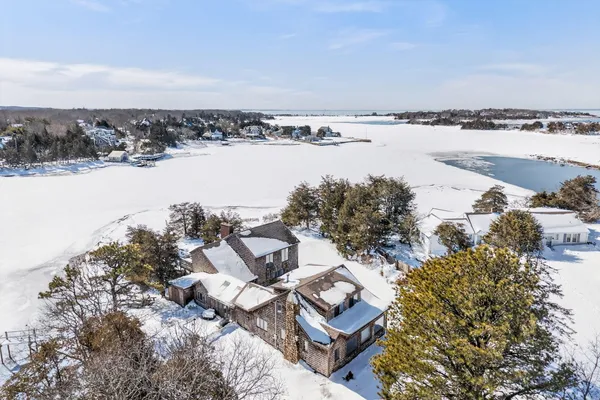 a view of outdoor space with seating