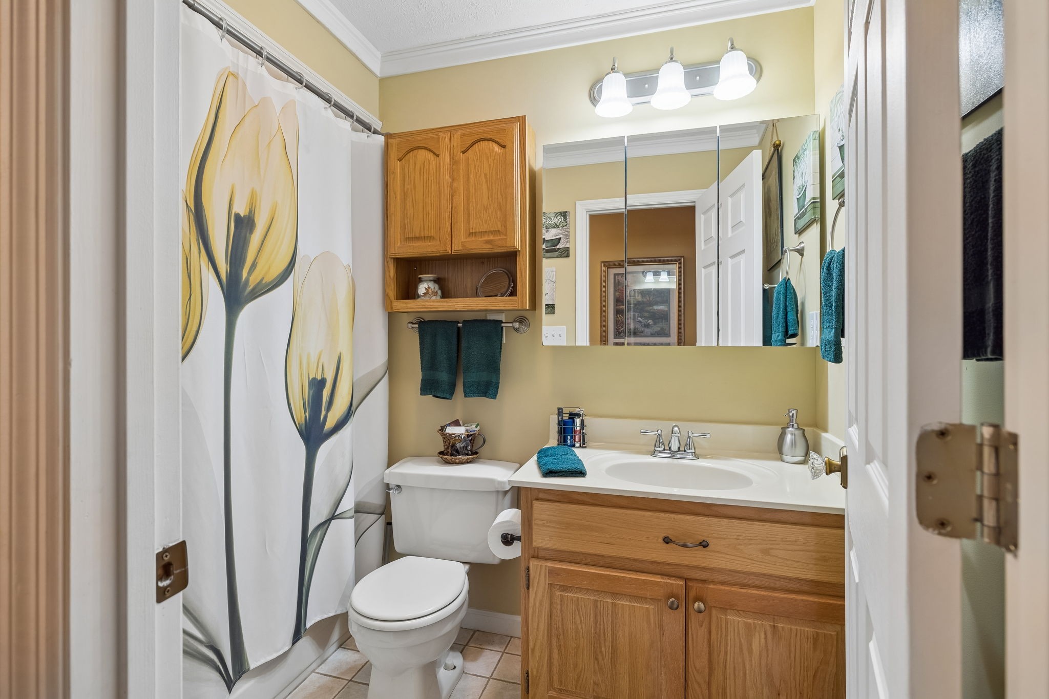 165 Pond Creek Road Summertown, TN 38483 - Photo 38 of 79 a bathroom with a toilet sink and mirror