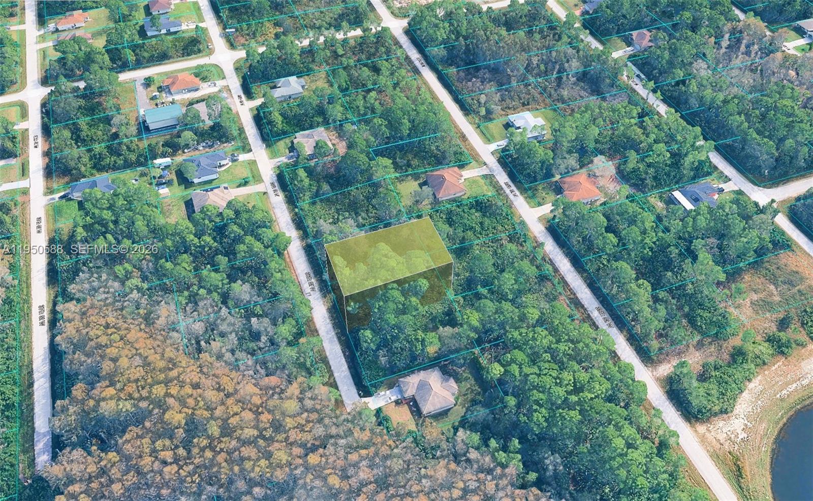 3315 36th Street West Lehigh Acres, FL 33971 - Photo 4 of 6 an aerial view of a house