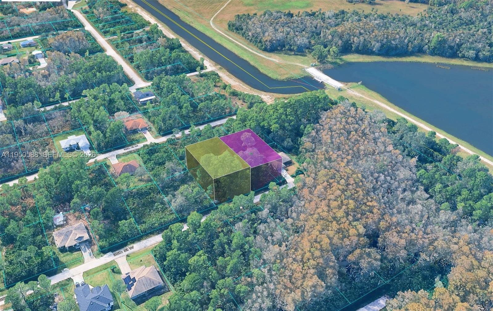 3315 36th Street West Lehigh Acres, FL 33971 - Photo 5 of 6 an aerial view of a house