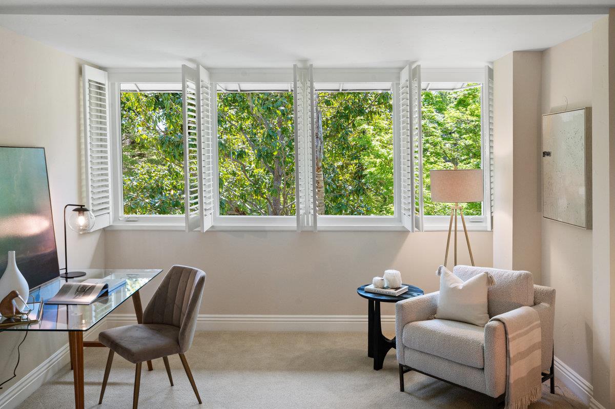 171 Forest Lane Menlo Park, CA 94025 - Photo 10 of 16 a living room with furniture and a window