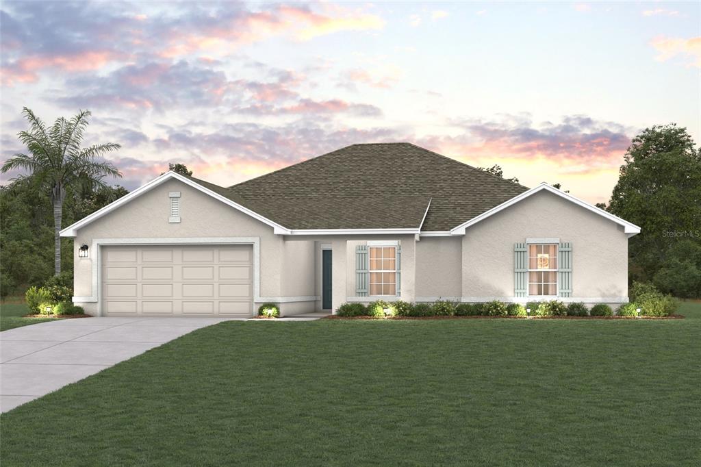 2195 Northwest 23rd Loop Ocala, FL 34475 - Photo 1 of 2 a front view of house with yard and green space