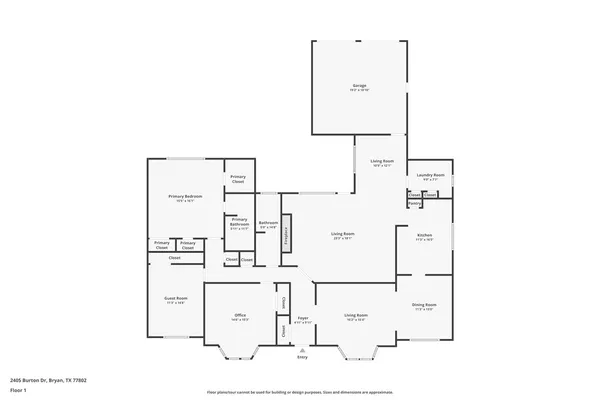 $379,900 | 2405 Burton Drive, Bryan, TX 77802