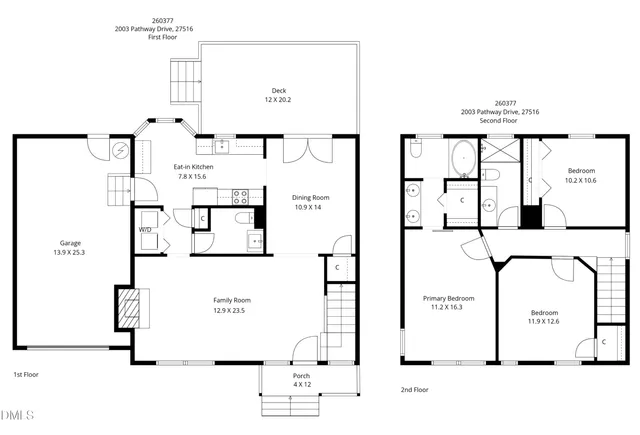 $557,500 | 2003 Pathway Drive, Chapel Hill, NC 27516