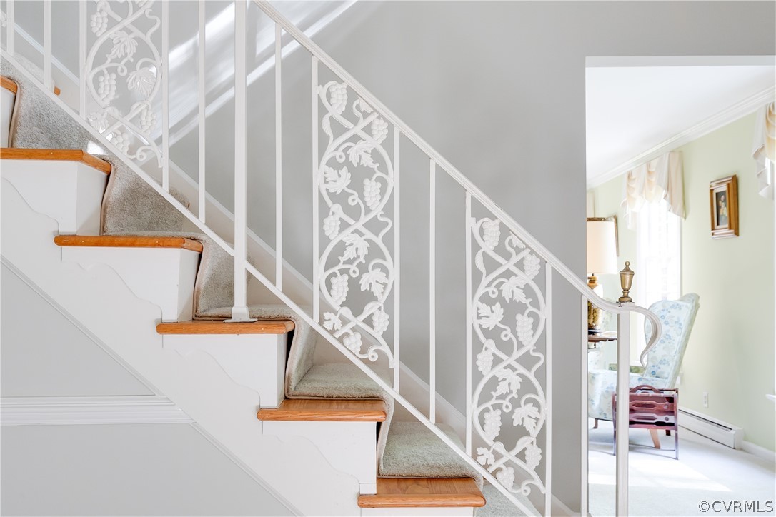 2780 East Brigstock Road Midlothian, VA 23113 - Photo 11 of 50 a view of staircase with lots of stuff