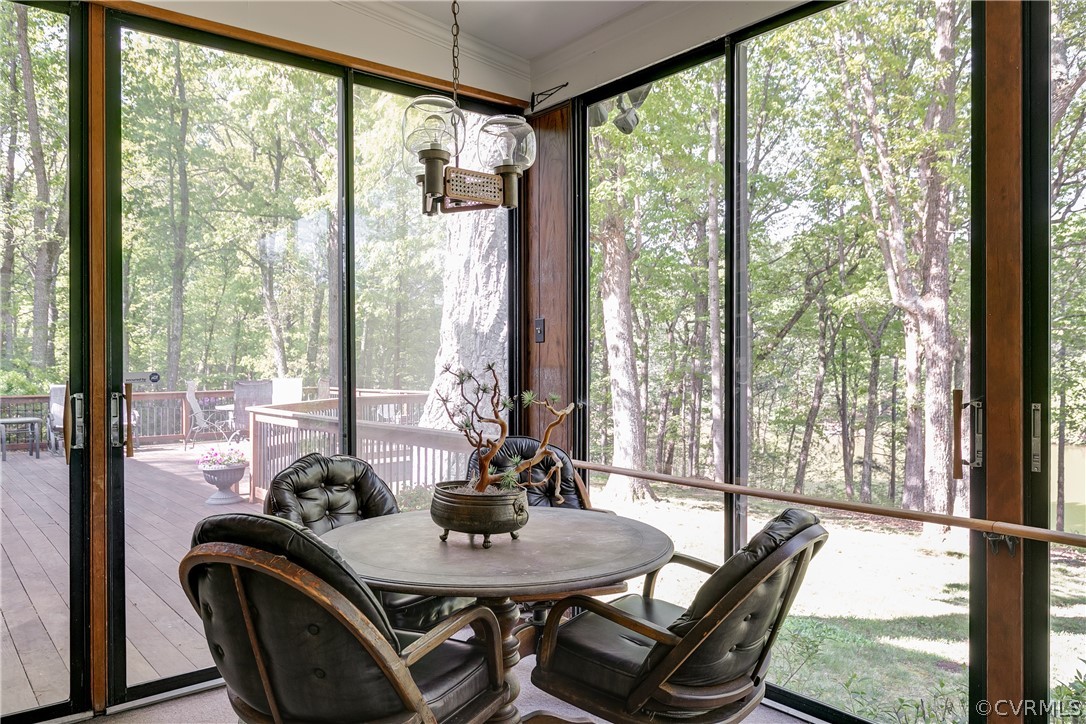 2780 East Brigstock Road Midlothian, VA 23113 - Photo 15 of 50 a view of a dining room with furniture window and outside view