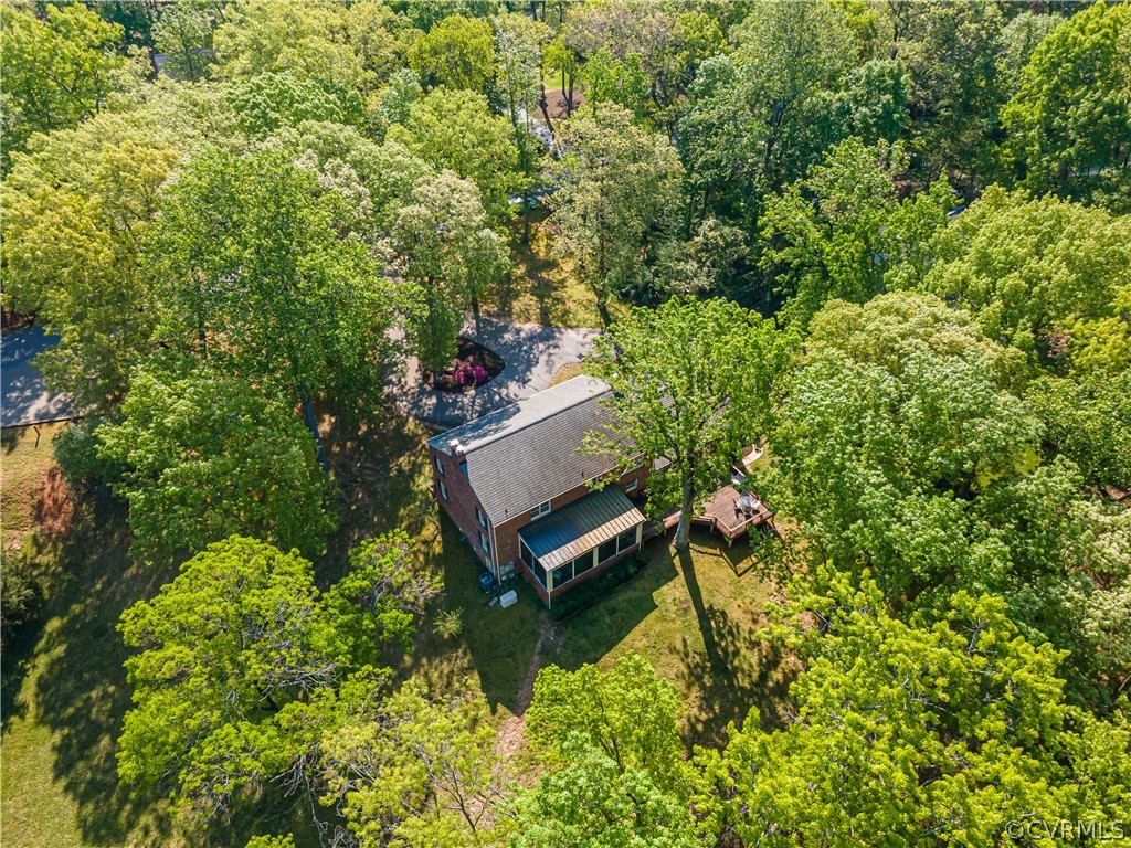 2780 East Brigstock Road Midlothian, VA 23113 - Photo 49 of 50 an aerial view of a house with a yard