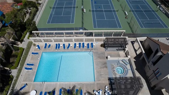 a view of outdoor space with seating area and furniture