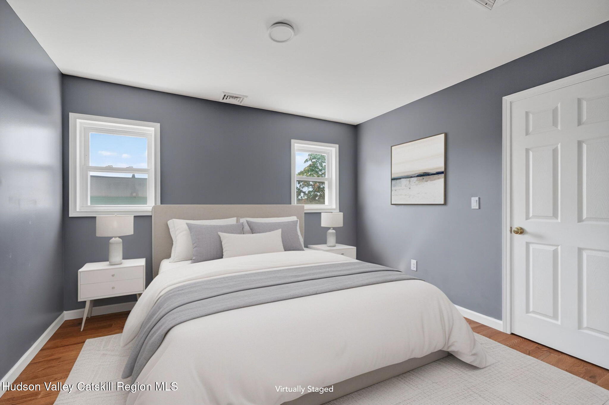 17 New Street Catskill, NY 12414 - Photo 48 of 92 a bedroom with a bed and a window